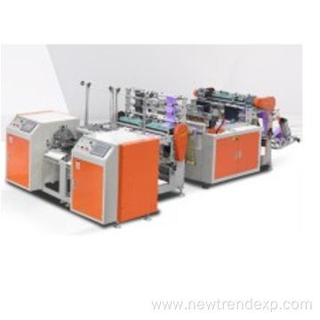 top sale Double lines Rolling bag making machine